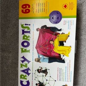 Kids fort building set- Purple and green